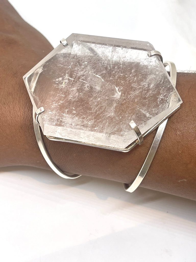 Clear Quartz Cuff