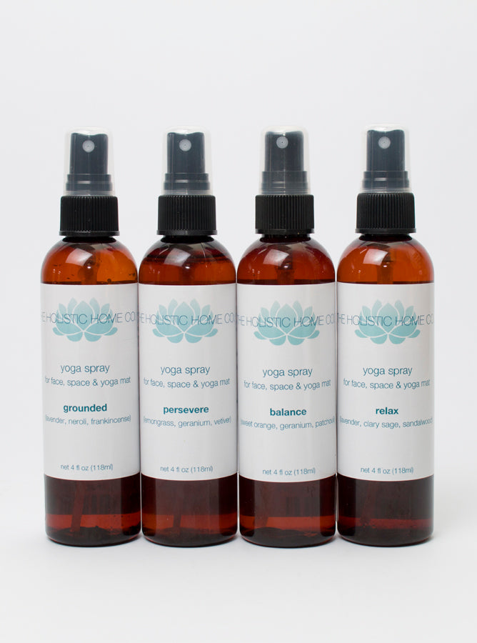 Yoga Aromatherapy Sprays for Face, Space & Mat