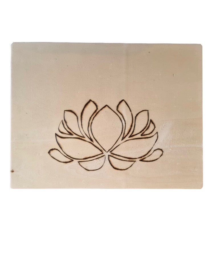 Wooden Lotus Gift Box